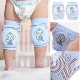 Barnstrumpor 1 Par av baby knäskydd Barnsäkerhetsnät Knäskydd knäskydd ben Crawling Elbow Pads Baby Knee Padsl2405