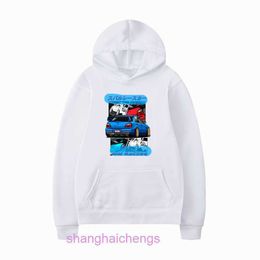 Spring mens Goellary Doept designer Hoodies 2024 New High Street Trendy Car Pattern Fashion Mens and Womens Hooded Sweater