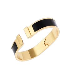 Luxury jewelry gold bracelet men bracelets Enamel Bangle party wedding Multiple Colour women couple fashion Bracelets designer jew5648551