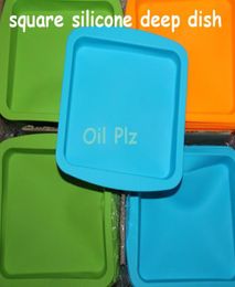 boxes Whole Factory Silicone Square Deep Dish Round Pan 85quot Nonstick silicone container concentrate Oil BHO5247299