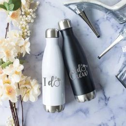Party Favor I Do Crew Water Bottle Bride To Be Bachelorette Hen Bridal Shower Wedding Engagement Present Bridesmaid Proposal Gift