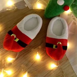 Party Favor Women Winter Warm Home Slippers Christmas Cute Cartoon Indoor Shoes Ladies Favors