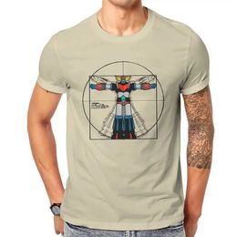 Men's T-Shirts Men 192 Vitru Grendizer Goldorak UFO Robot T Shirt 100% Cotton Clothing Vintage Short Slve T Shirt Gift Idea T-Shirts T240515