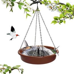 Other Bird Supplies Feeder Garden Pet Hanging Outdoor Plastic Bath Drinker Fountain Feeders Decor Hook Tray Water S-shaped