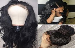 Full Lace Wigs Human Hair With Baby Hair Ponytail Body Wave Wig Brazilian Hair 150 density Lace Wig Pre Plucked Lace Wig1300920