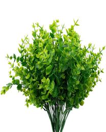 Artificial Boxwood Stems Artificial Greenery Stems Artificial Plants Outdoor UV Resistant Fake Plants for Farmhouse Home Garden We7271794