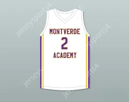 CUSTOM NAY Youth/Kids JALEN DUREN 2 MONTVERDE ACADEMY EAGLES WHITE BASKETBALL JERSEY 2 TOP Stitched S-6XL