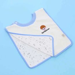 Bibs Burp Cloths Childrens laundry cloth coral velvet baby feeding bib rice pocket waterproof Saliva towel baby bib wash faceL2405