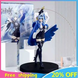 Action Toy Figures Genshin Impact game character standing Eula Lawrence KnightsKawaii PVC model peripheral action character animation doll gift toy for chilKGY5