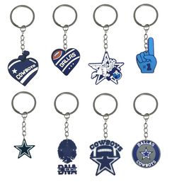 Jewellery Baseball Blue Label Keychain Keyring For School Bags Backpack Key Chain Party Favours Gift Backpacks Suitable Schoolbag Men Key Ot7Cm