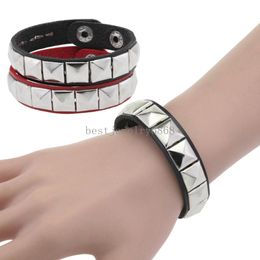 Vintage Hip Hop New PU Leather Bracelet Gothic Wrap Bracelet For Women Men Harajuku Bracelet Bangle Gift Jewellery