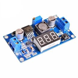 Lm2596 DC-DC adjustable step-down module with digital voltmeter display lm2596s regulated power module