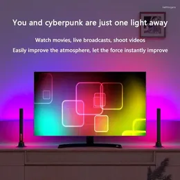 Table Lamps LED Pickup Light RGB Sound Control Symphony Lamp Music Rhythm Lights TV Computer Desktop With Remote