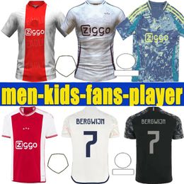 new 24 25 TADIC Soccer Jerseys BASSEY BERGHUIS Third Black Kit KLAASSEN BERGWIJN MARLEY 2024 2025 Away third Football Shirts Men Kids Uniforms CRUYFF Black red white