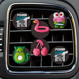 Car Air Freshener Pink Frog Cartoon Vent Clip Clips Outlet Per Conditioner Drop Delivery Otlsh