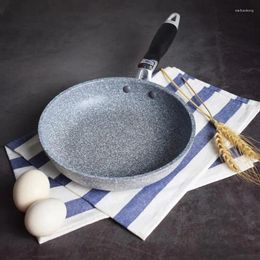 Pans Japanese Style Rice Stone Pan Non-stick Frying With Anti-Scalding Handle Kitchen Tools Induction Cooker Gas Stove
