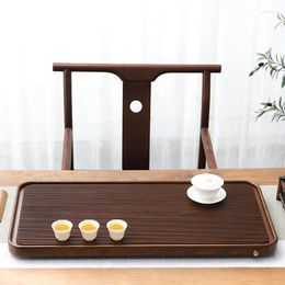 Tea Trays Whole High-end Tray Bamboo Home Drainage Small Dry Brewing Table Office Decoration Gift