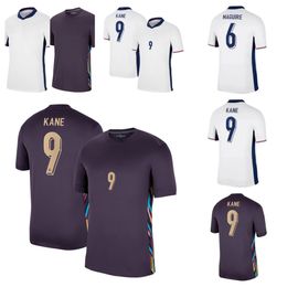 ENGLAND 2024 Soccer Jerseys Adult SAKA FODEN BELLINGHAM RASHFORD ENGLAND KANE STERLING GREALISH National Team Football Kit 24 25 Shirts White Blue Kit Top