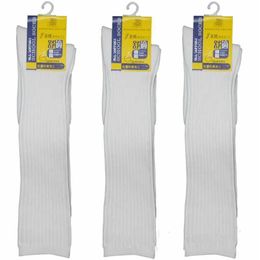 Kids Socks Childrens thick and long solid cotton student stockings for boys and girls school stockings for teenagers white Grey black stockings sizes 22-43L2405