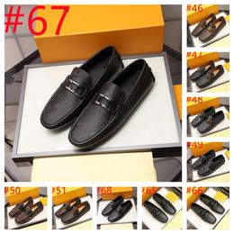 68 Model Business Men Sapatos de vestido de grife de moda elegante de casamento formal Sapatos escorregarem no escritório Oxford Shoes para homens Tamanho italiano Tamanho 38-46