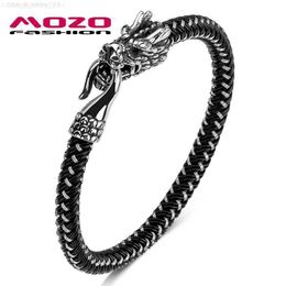 Mens and womens Black Dragon Steel Wire Bracelet totem personality 6.0 Bracelet boutique jewelry