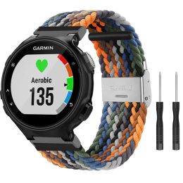 Accessories Elastic Braided Straps For Garmin Forerunner 235 735xt 220 230 630 620 Approach S20 S5 S6 Watch Band Nylon Adjustable Bracelets