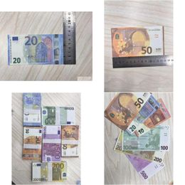 Other Festive Party Supplies Copy Money Actual 12 Size Fake Faux Billet Banknote 10 20 50 100 200 Us Dollar Euros Pound E Homefavor Dh87G