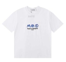 Men's T-shirts Mm6 Classical White Designer t Shirt Summer Oversized Men Tshirt Women Tee Margiela Mens Clothes3lsm