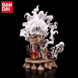 Action Toy Figures 16cm One Piece Anime Figure Luffy Gear 5 Character Action Stand Posture Character Doll PVC Model Ornament Doll Birthday Gift