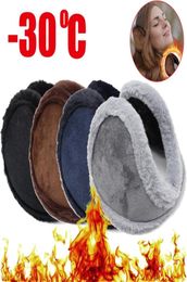 Warm Thicken Velvet muffs Winter Outdoor Cycling Fleece Fur Men Women Cover Protector Plush Soft Ear Muffs Mask 2207264442877