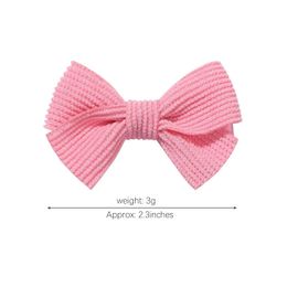 Hair Accessories 2pcs/set Baby Girls Princess Hairpins Hair Bows Corduroy Safe Hair Clips Barrettes for Infants Toddlers Baby Hair Accessories