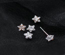 925 sterling silver small design stud fashion guangzhou Jewellery market high quality tiny classic star girls earrings6593144