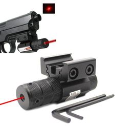 Compact Tactical Mini Red Dot Laser Sight Scope fit Picatinny Rail Mount 11mm 20mm Gear Equipment7219018