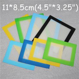 custom silicone dab mats silicone wax pads dry herb oil mats 11cm8 5cm silicone food grade baking mat dabber sheets jars dab mat2058336