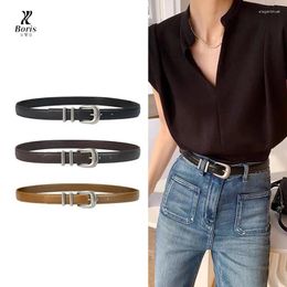 Belts Belt For Women's Leather Simple And Fashionable Versatile. Spring 2024 Top Layer Cowhide High-end Feel