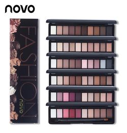 NOVO Brand Fashion 10 Colours Shimmer Matte Eye Shadow Makeup Palettes Light Eyeshadow Palette Natural Make Up Cosmetics Set With B1840482