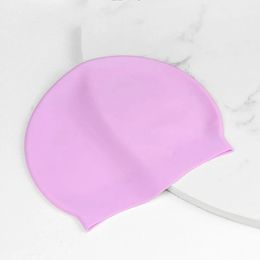 womens waterproof flexible silicone gel ear hair protection swimming pool swimming cap suitable for adults and children 240509