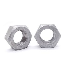 4.8 class hot dip Galvanised nuts with large holes Photovoltaic nut GB thread M8-M48 Factory direct sales Support customization