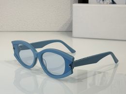 Sunglasses For Men Women Fashion 5015 Designer Summer Avant-Garde Goggles Casual Style Anti-Ultraviolet UV400 CR39 Oval Acetate Full Frame Glasses Random Box