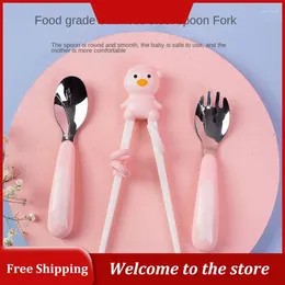 Dinnerware Sets Chopsticks Learning Convenient Encourage Healthy Eating Habits Tableware Suit Selling Corrective Durable Fun