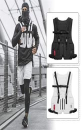 New Multifunction Tactical Vest Outdoor Sports Fitness Men Protective Tops Vest Zipper Pockets Waist Bag T2001132620731