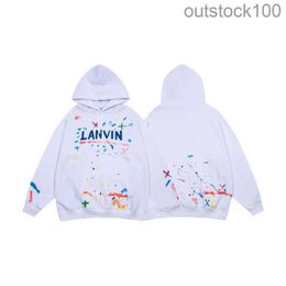 AAA counter top level Galle Depte hoodies seikos brand designer clothes High version new splash ink hooded hip hop loose fashion brand sweater for men and women lovers