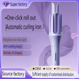 Ny äggrulle Automatisk curlingjärn 32mm stor vågelektrisk negativ jon icke-skadlig hårbalsam vågig curlingjärn