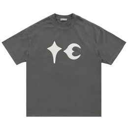 Men's T-Shirts Novelty Men THUG CLUB Pu Leather T Shirts T-Shirt Hip Hop Skateboard Strt Cotton T-Shirts T Top Kenye #789 T240515