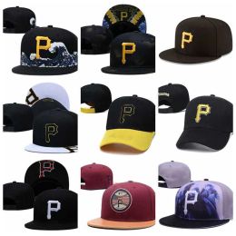Caps 10 styles Fashion Brand Pirates P letter Baseball Caps toucas gorros Cool Bboy Hiphop snapback Hats For Men Women