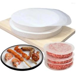 Baking Tools 100pcs Round Oil Paper Hamburg Oven BBQ Absorbing Non-stick Heat Resistance Kitchen Accessories