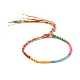 100pcs Friendship Bracelet Thread Bracelet Polyester Braided String Cord Rope Adjustable for Women Men Couple Gift about 14 Inch 240515