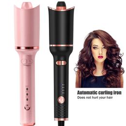 Automatic Hair Curler Ceramic Rotating Curling Iron Professional Rollers Styler Electric Crimper Wand Styling Tools 240515