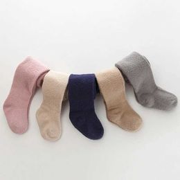 Kids Socks Lawadka 0-24m Koralle Plüsch Neugeborenes Mädchen enge Top Winter warm und weich