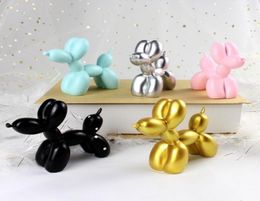 Party Supplies Cute Balloon Dog Resin Crafts Sculpture Gifts Fashion DIY Cake Baking Decoration Tool Home Party Dessert Desktop Or3534601